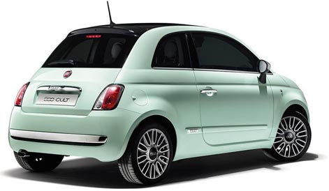Fiat 500 para alugar no Aeroporto London City