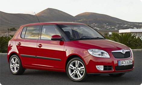 Skoda Fabia - aluguer de carro económico na Hungria